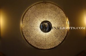 Brass Applique - Moroccan Lighting, Moroccan Lanterns, Moroccan Lamps, Moroccan Chandeliers