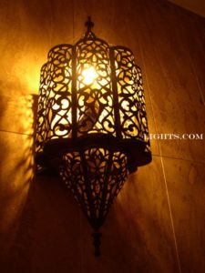Brass Applique - Moroccan Lighting, Moroccan Lanterns, Moroccan Lamps, Moroccan Chandeliers