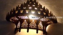 Brass Applique - Moroccan Lighting, Moroccan Lanterns, Moroccan Lamps, Moroccan Chandeliers