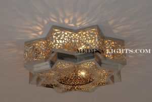 Brass Pendant - Moroccan Lighting, Moroccan Lanterns, Moroccan Lamps, Moroccan Chandeliers