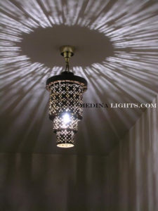 Brass Pendant - Moroccan Lighting, Moroccan Lanterns, Moroccan Lamps, Moroccan Chandeliers