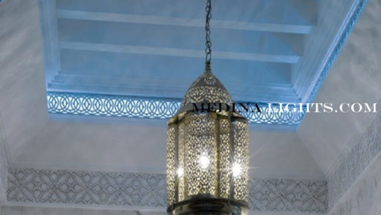 Brass Pendant - Moroccan Lighting, Moroccan Lanterns, Moroccan Lamps, Moroccan Chandeliers