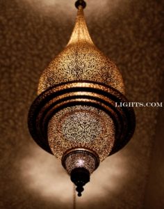 Brass Pendant - Moroccan Lighting, Moroccan Lanterns, Moroccan Lamps, Moroccan Chandeliers