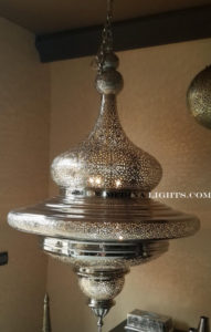 Brass Pendant - Moroccan Lighting, Moroccan Lanterns, Moroccan Lamps, Moroccan Chandeliers