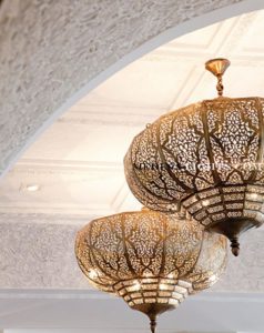 Brass Pendant - Moroccan Lighting, Moroccan Lanterns, Moroccan Lamps, Moroccan Chandeliers