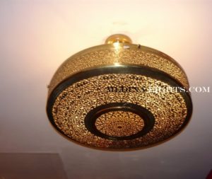 Brass Pendant - Moroccan Lighting, Moroccan Lanterns, Moroccan Lamps, Moroccan Chandeliers
