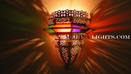 Glass Applique - Moroccan Lighting, Moroccan Lanterns, Moroccan Lamps, Moroccan Chandeliers