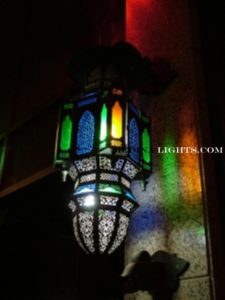 Glass Applique - Moroccan Lighting, Moroccan Lanterns, Moroccan Lamps, Moroccan Chandeliers