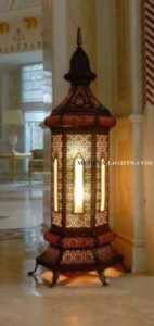 Glass Lamp - Moroccan Lighting, Moroccan Lanterns, Moroccan Lamps, Moroccan Chandeliers