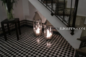 Glass Lamp - Moroccan Lighting, Moroccan Lanterns, Moroccan Lamps, Moroccan Chandeliers