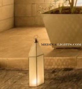 Glass Lamp - Moroccan Lighting, Moroccan Lanterns, Moroccan Lamps, Moroccan Chandeliers