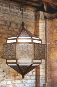 Glass Pendant - Moroccan Lighting, Moroccan Lanterns, Moroccan Lamps, Moroccan Chandeliers