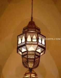 Glass Pendant - Moroccan Lighting, Moroccan Lanterns, Moroccan Lamps, Moroccan Chandeliers