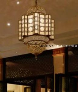 Glass Pendant - Moroccan Lighting, Moroccan Lanterns, Moroccan Lamps, Moroccan Chandeliers
