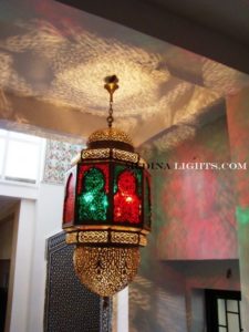 Glass Pendant - Moroccan Lighting, Moroccan Lanterns, Moroccan Lamps, Moroccan Chandeliers