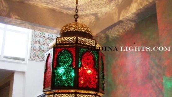 Glass Pendant - Moroccan Lighting, Moroccan Lanterns, Moroccan Lamps, Moroccan Chandeliers