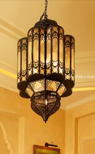 Glass Lamp - Moroccan Lighting, Moroccan Lanterns, Moroccan Lamps, Moroccan Chandeliers