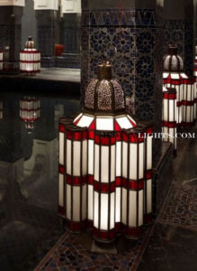 Glass Lamp - Moroccan Lighting, Moroccan Lanterns, Moroccan Lamps, Moroccan Chandeliers