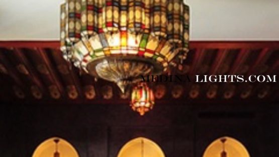 Glass Lamp - Moroccan Lighting, Moroccan Lanterns, Moroccan Lamps, Moroccan Chandeliers