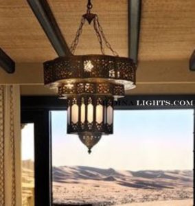 Glass Pendant - Moroccan Lighting, Moroccan Lanterns, Moroccan Lamps, Moroccan Chandeliers