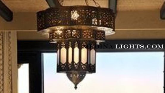 Glass Pendant - Moroccan Lighting, Moroccan Lanterns, Moroccan Lamps, Moroccan Chandeliers