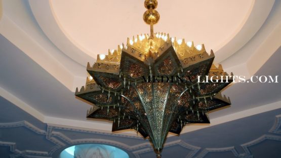 Large Chandelier - Moroccan Lighting, Moroccan Lanterns, Moroccan Lamps, Moroccan Chandeliers